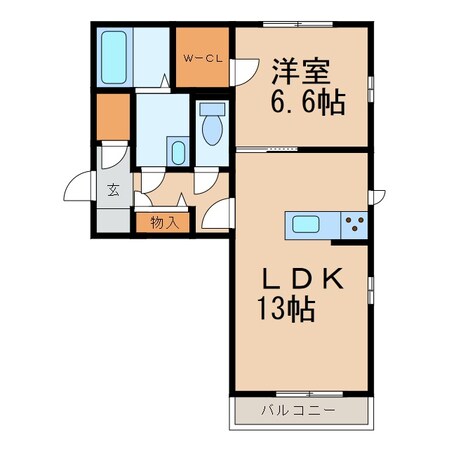 シャーメゾンＮＡＮＲＹＵの物件間取画像